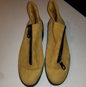 Arche Suede Wedge Booties